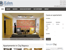 Tablet Screenshot of apartament-in-cluj.ro
